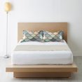 thumbnail image 6 of Yayeee Pillowcase Queen Size Set of 2 Satin Wrinkle Resistant Pillow Case, Green Art Pattern, 6 of 7