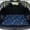 Blue Turtle Pattern, variant on Qpednta Cute Cherry Trunk Liner 29"x39" All Weather Cargo Mat for SUV, Polyester Carpet Non-Slip Backing Machine Washable Rear Cargo Protector Universal Fits Sedan Truck