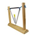 thumbnail image 2 of OUNONA Small Instruments Triangle Bell Wood Hand-eye Coordination Development for Music Instrument 1Pcs, 2 of 8