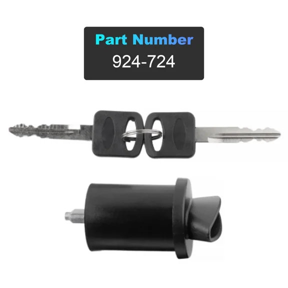 Woudy 924-724 Ignition Switch Lock Cylinder with Keys for Ford F150 F250 F350 Ranger