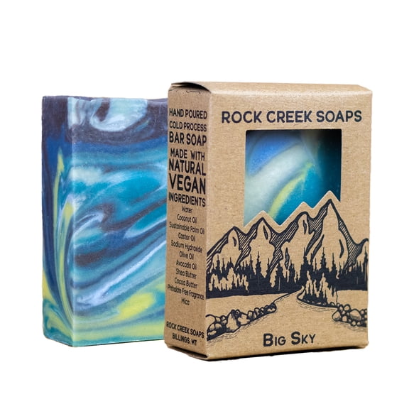 Rock Creek Soaps - Vegan Bar Soap - Big Sky