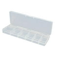 thumbnail image 6 of FITYLE 2x Organizer Box with 0-11 Number False Nail Storage Box for False Rhinestone Fingernail , Transparent , 2 Pcs, 6 of 6
