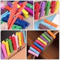 thumbnail image 3 of Raindrops Painted Clothespins Wooden Clothes Pegs Random Color 40Pcs, 3 of 7