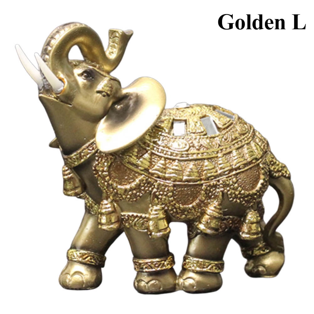 Details about   Metal Elephant Painted Figurine handmade statue Carved Sculpture Set of 2 