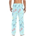 thumbnail image 4 of Tennis Racket Men's Pajama Pants Cotton Long Sleepwear Lounge Pants XL, 4 of 7