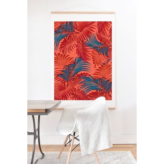 Burcu Korkmazyurek Pantone 16 1546 Unframed Art Print and Hanger Wall Art, 12" x 12"