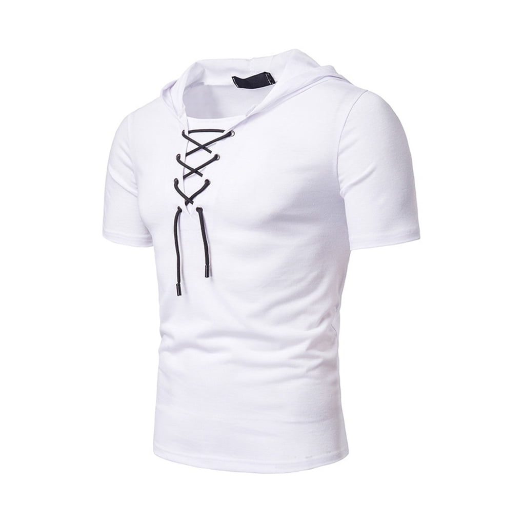 VONKY Hip And Trendy Mens Hooded Gym Sweatshirts For Workouts Stylish And  Trendy Fashion Mens Hooded Sweatshirt Short Sleeve White M | Walmart Canada