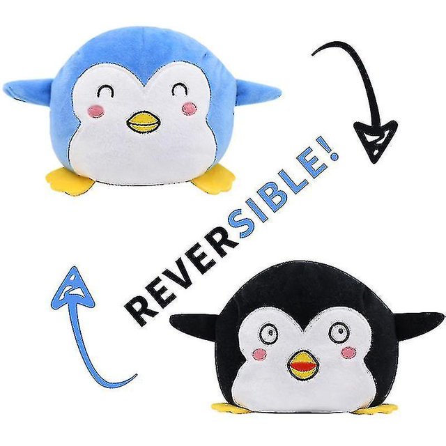 Cute Reversible pet Plush Toy - Express Happy and Sad Mood-QIUPING
