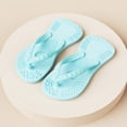 thumbnail image 2 of Silicone Flip Flop Dog Toys, Teething Chew Interactive Play Toy for Boredom Relief 2 pcs Slipper Shape Durable Soft Material Teeth Cleaning Training Companion._Blue, 2 of 7