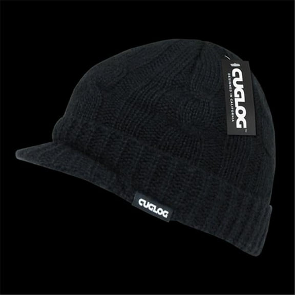 Decky  Kosciuszko Sweater Beanie, Black