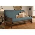thumbnail image 2 of KODIAK Tucson Frame-Rustic Walnut Finish-Linen Aqua Mattress, 2 of 6