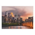 thumbnail image 2 of Minneapolis, Minnesota, Skyline at Sunset, Photography A-92732 (1000 Piece Puzzle, Size 19x27, Challenging Jigsaw Puzzle for Adults and Family, Made in USA), 2 of 4