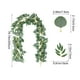 thumbnail image 3 of Hoja De Sauce De Plástico Que Imita El Ratán 2 guirnaldas artificiales de hojas de eucalipto de plástico verde de 2 m con forma de enredadera de mimbre para bodas, fiestas y decoración del hogar. Rkxz, 3 of 9