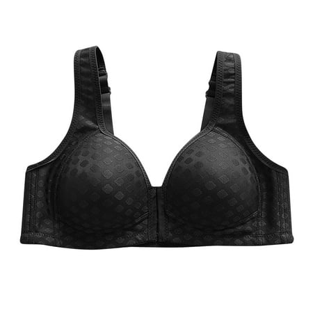 

Women s Front Buttoned Large Size Thin Anti Droop Gathered Without Steel Band Bra Small Sports Bras for Women