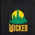 thumbnail image 3 of Wicked: Part 2 -  Emerald City - Women's French Terry Long Sleeve Pullover, 3 of 5