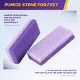thumbnail image 4 of 4Pcs Foot Pumice Sponge Stone Pedicure For Callus Exfoliate Hard Skin Remove Scrubber pwm25, 4 of 4