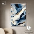 thumbnail image 5 of Snowy Peak Canvas Timeless Abstract Wall Art by Art Remedy, White Frame, 36" x 54", 5 of 7
