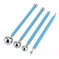 thumbnail image 4 of Modeling 4PCS DIY Stainless Steel  Clay Tools Sculpture Tool Toy Molding Balls Sticks Non Slip Durable Carving Pen, 4 of 8