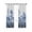 Blue, variant on Red Flowers Blackout Curtains, Light Blocking Print Window Curtains, Rustic Spring Wild Floral Herbs Plants Thermal Insulated Window Drapes for Living Room Kitchen Cafe 2 Panels, 84"W x 84"L
