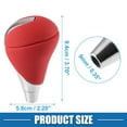 thumbnail image 4 of Unique Bargains Car Gear Shift Knob Stick Shifter for Lexus ES300h ES350 GS300 GS350 GS430 GS450h GS460 Red Silver Tone, 4 of 7