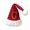 C, variant on Dmlowu Santa Hat Christmas Tree Ornaments - 26 Letter Christmas Ornaments for Xmas Tree, DIY Christmas Hat Decorations Pendant for Holiday Party, Santa Hats Hanging Decor