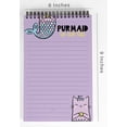 thumbnail image 2 of Inkdotpot To Do List Notepad 6 X 9 Paper Stationery, Purmaid Cat Murmaid Spiral Notepad Daily Checklist- Motivational Organizer Planner List Pad- Notepad Tear Off (50 Sheets), 2 of 5