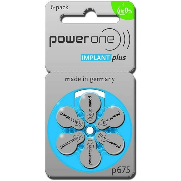 PowerOne Batteries pour Aide Auditive 60 Pack