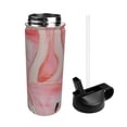 thumbnail image 2 of Yiaed Flamingos Print Water Bottle with Straw Lid, Stainless Steel Double Wall Insulated Water Bottle | Leak-Proof and Spill-Proof Water Bottle, 2 of 8