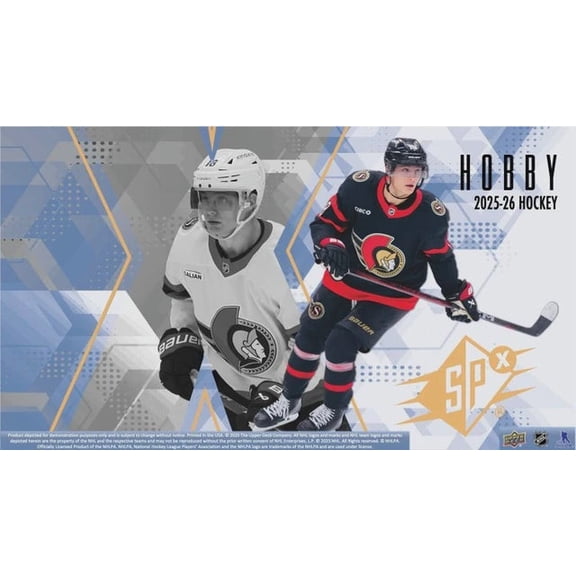 Collectible 2025-26 Upper Deck SPX NHL Hockey Hobby Box Stanley Cup English