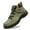 Khaki, variant on FLYLAND Men Hiking Shoes Waterproof Non-slip Sport Shoes Casual Leatehr Camping Shoes Outdoor Sneakers for Men US13