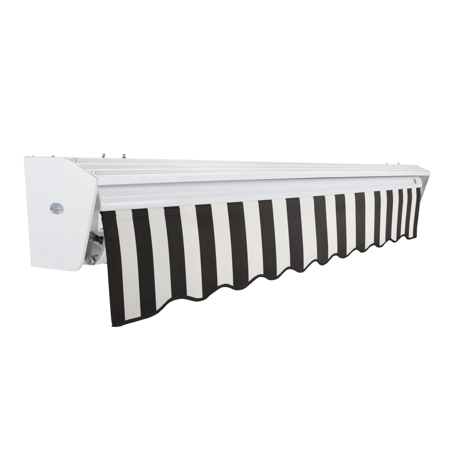Awntech Destin with Hood Right Motor with Remote Motorized Retractable Awning