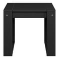 thumbnail image 2 of WestinTrends Montara Modern Outdoor HDPE Rectangle Patio Side Table, Black, 2 of 15