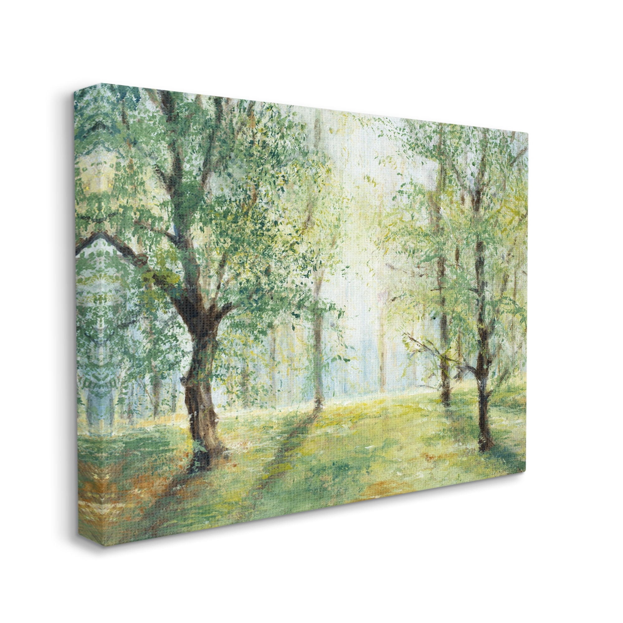 Stupell Industries Grounded Beauty Landscape Nature Painting Gallery Wrapped Canvas Print Wall Art, 40 x 30