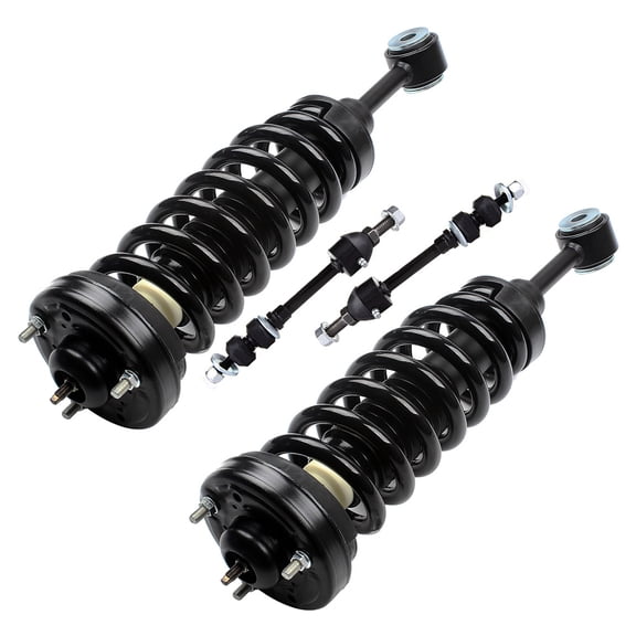 CCIYU Complete Suspension Kit Fits 05 06 07 08 for F-150, 06 07 08 for Lincoln Mark LT Includes Strut Spring Assembly, Stabilizer Bar Link Fits select: 2005-2008 FORD F150
