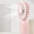 thumbnail image 4 of Portable Handheld Fan Portable Fan Rechargeable 600mAh 3 Speed Electricity Rechargeable Fan Quiet for Outdoor White, 4 of 4