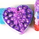 thumbnail image 4 of Caja de regalo para el festival Sanba, 24 flores de jabón en forma de corazón, decoración para inauguración de la casa, flores de jabón rosas artificiales., 4 of 5