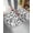 White, variant on Luxury Plush Bathroom Rugs Mat, Beige Cartoon Cats Soft Shaggy Bath Carpet, Modern Abstract Art Striped Cats Non-Slip Floor Mat for Kitchen, Bedroom, 16"x24"