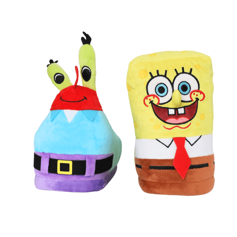 Adult SpongeBob Cartoon Character Red Slippers Amazon.com | SPONGEBOB SQUAREPANTS Men main image 4