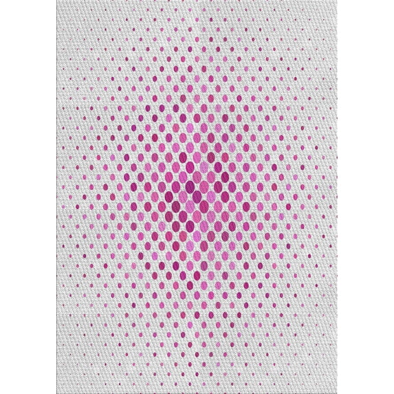 Ahgly Company Indoor Rectangle Patterned Off-White Novelty Area Rugs, 2' x 5'