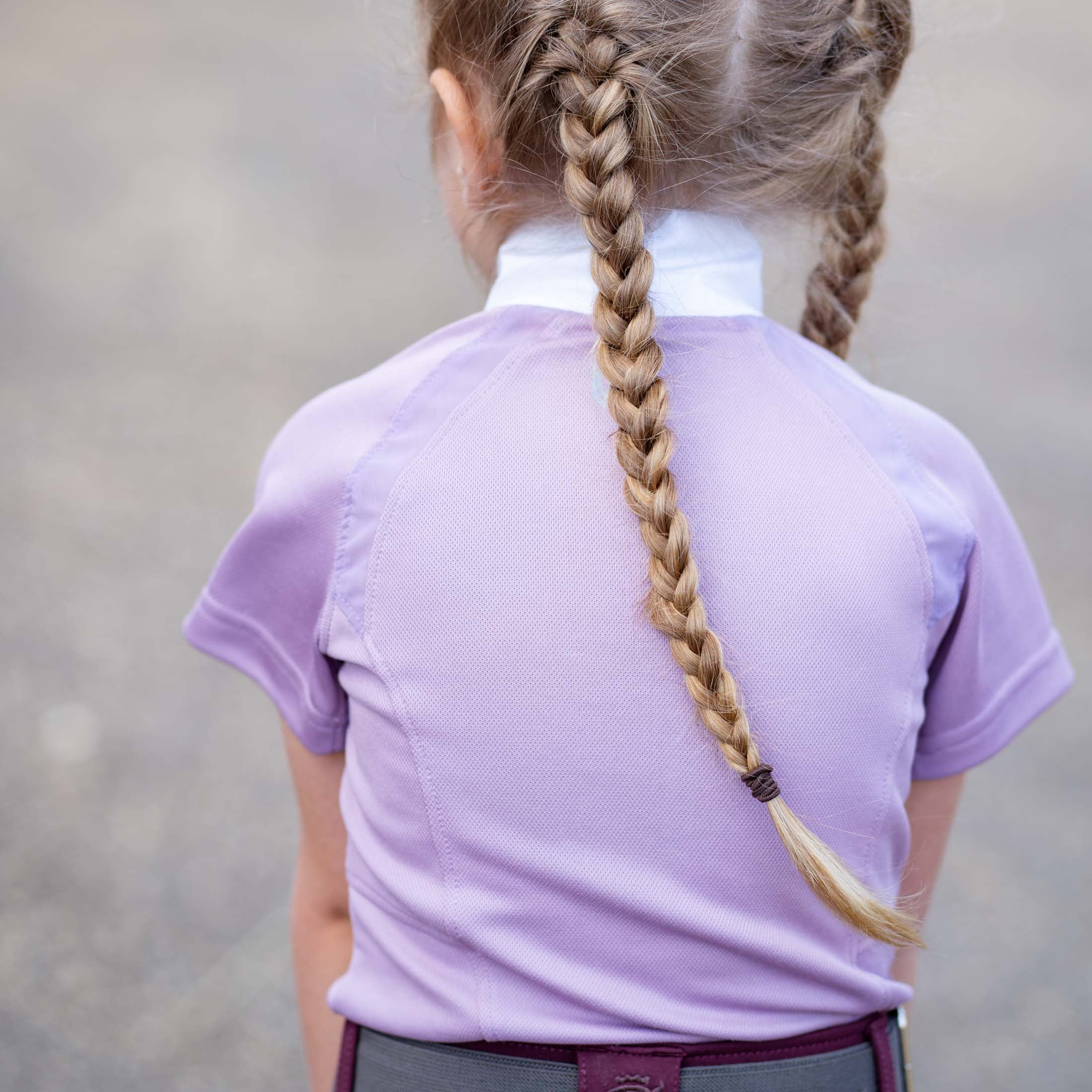 Equinavia Lotta Kids Equestrian Show Shirt - Short Sleeved Performance Shirt with Cooling Mesh