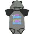thumbnail image 3 of Inktastic Some Bunny is Going to Be a Big Brother with Bunny Ears and Eggs Boys Baby Bodysuit, 3 of 5