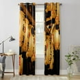 thumbnail image 4 of Guitar Acoustic Retro Valance Window Curtains For Living Room Bedroom Kitchen Home Luxury Youth Room Treatment Window Curtains, 4 of 7