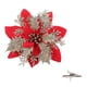 thumbnail image 1 of 20 piezas flores artificiales brillantes adornos de Feliz Navidad decoraciones para árboles de Navidad para el año del hogar decoración del banquete de boda, 1 of 2