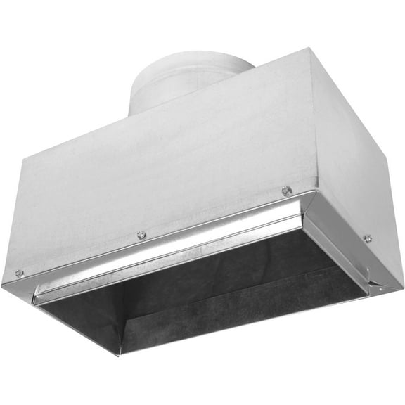Imperial GVL0132-B Duct Boots, 14 in L, 6 in W, 12 in H, 30 ga Gauge, Steel, Galvanized