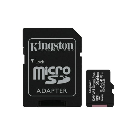 UPC: 0740617298710 | Kingston 256GB microSDXC Canvas Select Plus 100MB/s Read A1 Class 10 UHS-I Memory Card + Adapter SDCS2/256GB