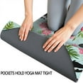 thumbnail image 3 of Boston Terriers and Pioneer Flower Hot Yoga Mat Towel Non Slip for Hot Yoga - Quick-Drying Yoga Mat Cover with 4 Corner Pockets with Travel Bag - Hot Yoga Towel Non Slip 70"x26", 3 of 6
