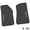 Black w/ Pink Insert, variant on Flextread Floor Mats for 20-24 Jeep Gladiator - Mopar Licensed Factory Fit - Rugged Woods Camouflage w/ Pink Gladiator Insert - 100% Made in USA