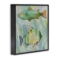 thumbnail image 2 of Stupell Industries Coastal Sweet Fish Duo Watercolor Black Framed Giclee Art, 12 x 12, by Lorenzo Collective, 2 of 8
