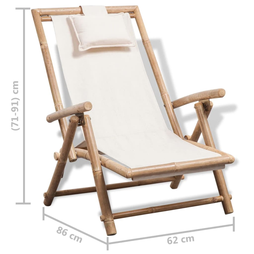 Lowestbest Outdoor Bamboo Deck Chair, Garden Folding Chairs for Patio Beach Yard Lowestbest Outdoor Bamboo Deck Chair, Garden Folding Chairs for Patio Beach Yard