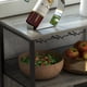 thumbnail image 5 of 3-tier wine bar gabinete detachable wine rack glass holder mesh door ample almacenamiento para kitchen sala de estar y bar, 5 of 7